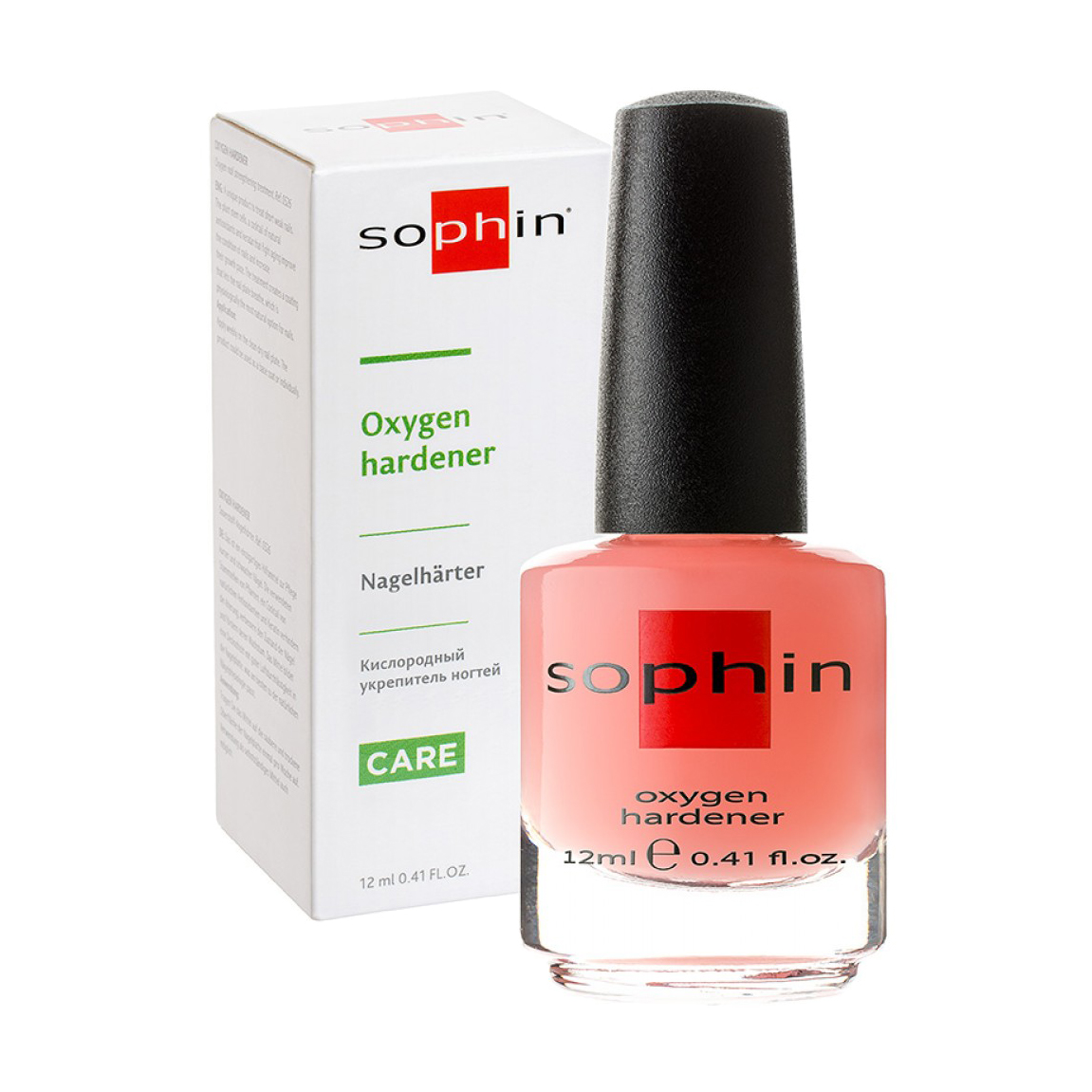 Кисневий засіб для зміцнення нігтів Sophin Oxygen Hardener Care, 12 мл